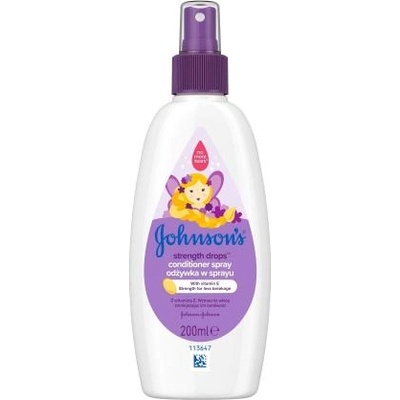 Johnson's Strength Drops Kids Conditioner Spray 200 ml подсилващ балсам със спрей