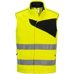 Portwest hi-vis pw231 / Светлоотразителна поларена жилетка pw2 - hv Жълто/Черно l (pw231ybrl)
