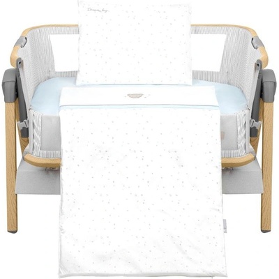 KikkaBoo Бебешки спален комплект за мини-кошара 5ч Dream Big Blue (kikka-41101050062)