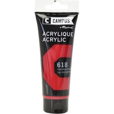 Akrylová barva Campus 100 ml Cadmium red deep hue 618