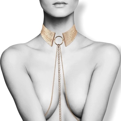 Метална яка със златна верижка - Désir Métalique Collar (BIJOUX0026)