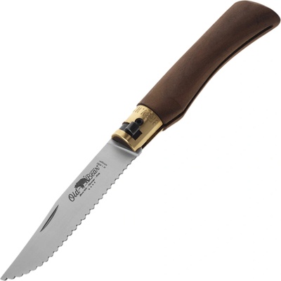OLD BEAR M - STAINLESS STEEL, WALNUT HANDLE, SERRATED BLADE 9337/19_LN