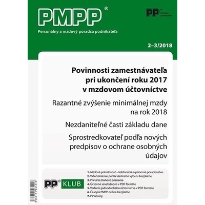 Personálny a mzdový poradca podnikateľa 2,3-2018