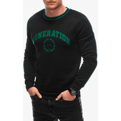 Edoti Мъжки суитшърт с щампа в зелено и черно Edoti Edoti | Cheren | МЪЖЕ | M