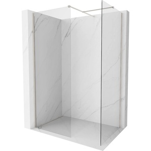 Mexen Kioto-X душ стена Walk-in 110 x 100 см, прозрачен 10 мм, матов никел - 800-110-202-97-00-100-X (800-110-202-97-00-100-X)