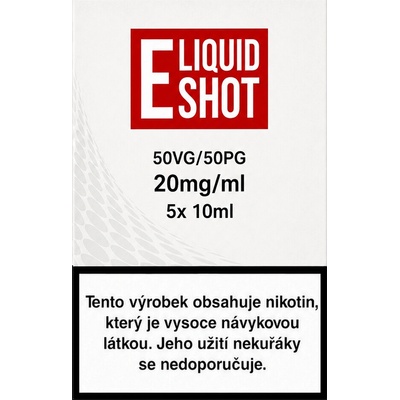 EXPRAN GmbH E-Liquid Shot Booster PG50/VG50 20mg 5x10ml – Zboží Dáma