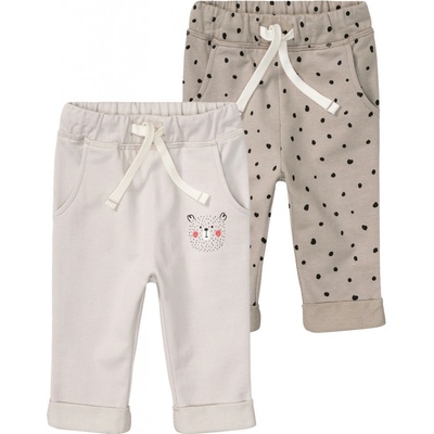 Lupilu Chlapecké kalhoty Jogger s BIO bavlnou 2 kusy hnědá