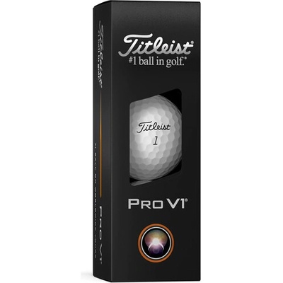 Titleist Pro V1 biele 3 ks