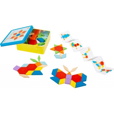 Small Foot Tangram v kovovej krabičke