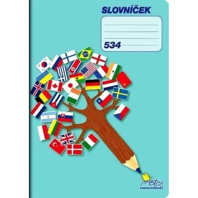 Notes Sešit A5 534 linkovaný slovníček