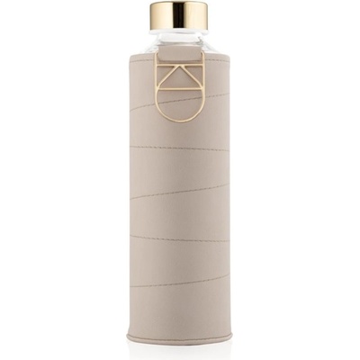 EQUA Mismatch skleněná láhev na vodu 750 ml + obal na láhev