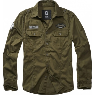 Brandit Luis Vintageshirt olivová
