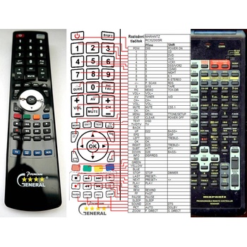 GENERAL MARANTZ RC6200SR - съвместимо дистанционно управление на марката General (RC6200SR)