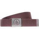 Volcom pásek Circle Web vínová