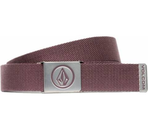 Volcom pásek Circle Web vínová