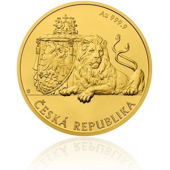 Česká mincovna Zlatá uncová mince Český lev stand 1 oz
