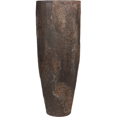 Pottery Pots Květináč Dax hnědá s vysokým leskem 97 cm