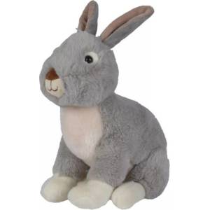 Simba Toys Nicotoy: Седящ плюшен заек - 23 см, сив (849167SZ)