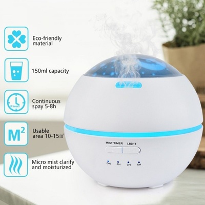 Oem Kouzelný ultrasonický difuzér pro dokonalou atmosféru 150 ml