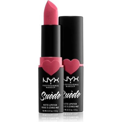 NYX Cosmetics Suede Matte Lipstick матиращо червило цвят 27 Cannes 3.5 гр