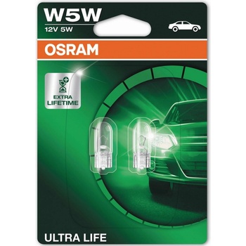 Osram Ultra Life 2825ULT-02B W5W W2,1x9,5d 12V 5W 2 ks