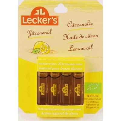 Lecker´s Citrónový olej 100% 4 x 2 ml bio – Zboží Dáma