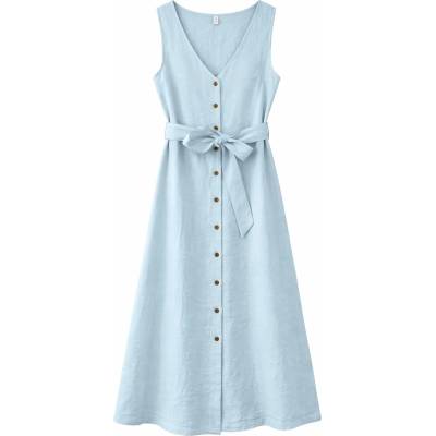 Mazine Дамска рокля Mazine Women's Sleeveless Linen Maxi Dress - Pastel Blue - размер XL (134-1905-0215)