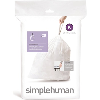 simplehuman Торбички за боклук Simplehuman обадете се К 35 - 45 л 20 бр (cw0171)