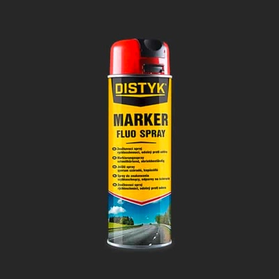 Den Braven ZNAČKOVACÍ SPREJ Distyk / MARKER FLUO SPRAY, sprej 500 ml, bílá – Hledejceny.cz