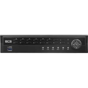 BCS BCS-U-NVR1602-A-4K-8P(6TB) 16-канален IP рекордер с PoE и 6TB 12MP HDD (BCS-U-NVR1602-A-4K-8P(6TB))