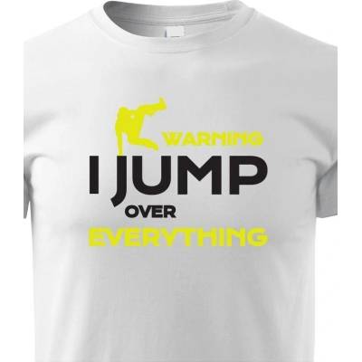 Dětské tričko Parkour jump BíláCanvas Dětské tričko Bezvatriko.cz 0799