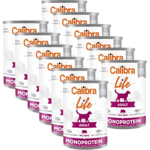 Calibra Dog Life Възрастен Див Глиган с Череши 12 x 400 г