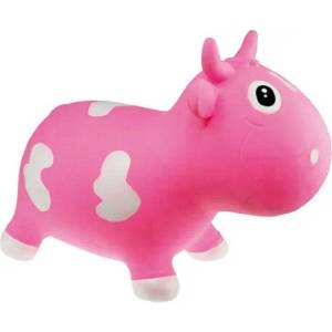 KidZZfarm KidZZfarm: Играчка за скачане "Кравичката Бела" Розово-бяла (150504)