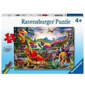 Ravensburger Colourful dinosaurs puzzle 35pcs
