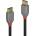 Lindy Кабел Lindy Anthra Line, от USB Type-C 2.0 (м) към USB Type-C 2.0 (м), 3.0 м, 60W, черен (LNY-36873)