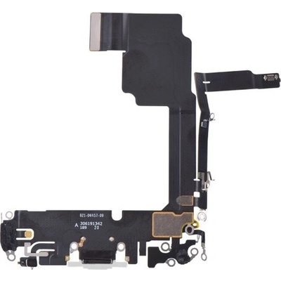 Nabíjecí deska a flex pro Apple iPhone 15 Pro bílý titan