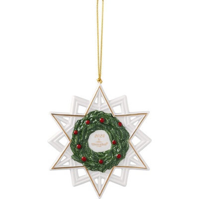 Villeroy & Boch Závesná ozdoba hviezda 10 cm Christmas Classics