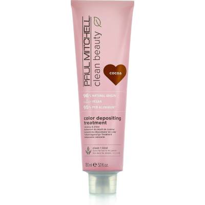 Paul Mitchell Clean Beauty Color Protect Color Depositing Treatment Маска за коса за жени 150 ml цвят Cocoa