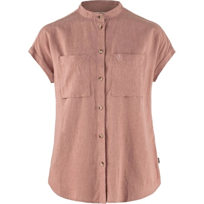 Fjällräven Дамска риза с копчета Fjällräven Women's Övik Hemp Shirt S/S Shirt - Dusty Rose (133-1027-0214)