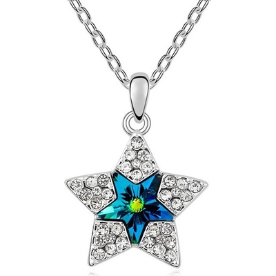 Дамско колие звезда от Swarovski Elements