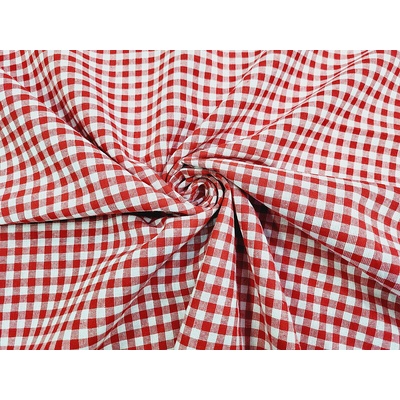 Dekoračná látka KANAFAS červený 0.5x0.5 cm 140cm