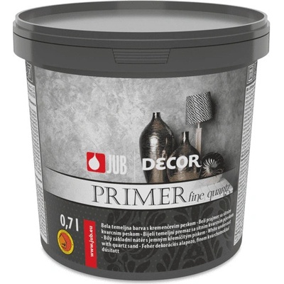 JUB DECOR PRIMER (FINE QUARTZ) - Základný náter s vysokým krytím biely 0,7 l