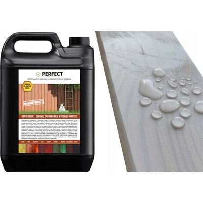 Impregnace na dřevo PERFECT WOOD 5 L BÍLÁ 60 m2
