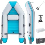 Bestway Лодка надуваема, Bestway 65177 Hydro-Force Corinth Elite, 230x130x33 см, с гребла, ръчна помпа и седалки (65177)