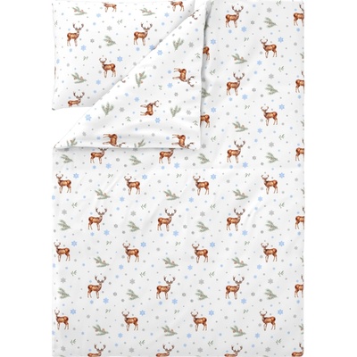 Livarno povlečení z jemného flanelu jelen 140x200 70x90 – Zboží Dáma