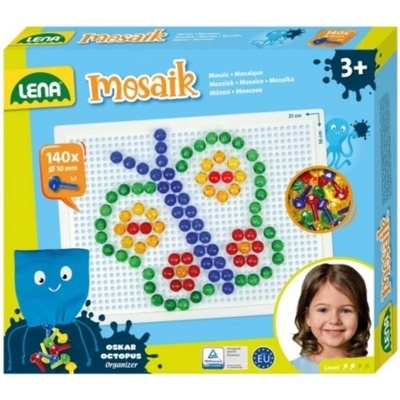 GOKI Dřevěná mozaika Svět tvarů 1 ks