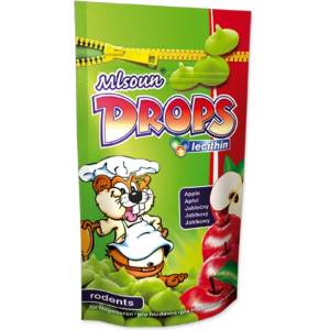 MLSOUN Лакомство Dafiko Mlsoun ябълкови дропси 50g (665-996814)
