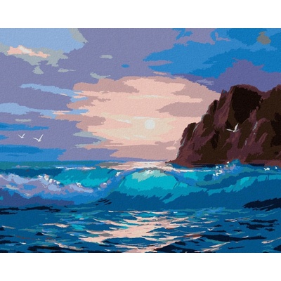 zuty Ráno u moře 40 x 50 cm vypnuté plátno na rám 8596530057574