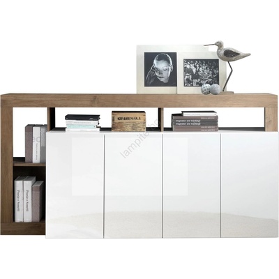 mc Akcent Комод lenor бял/дъб (mc0148)