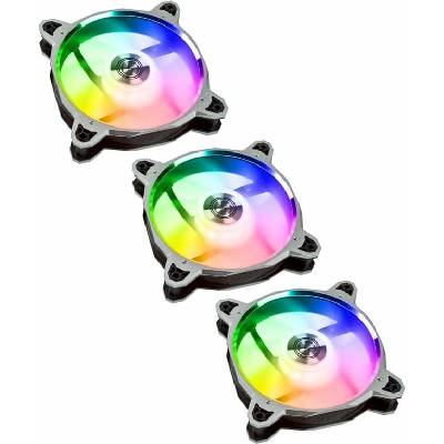 Lian Li BR120 RGB PWM + ovládač Silver 3pack BRDIGITAL-3RS